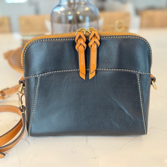 Dooney & Bourke Cameron Crossbody in Midnight Blue Leather - Picture 8 of 17
